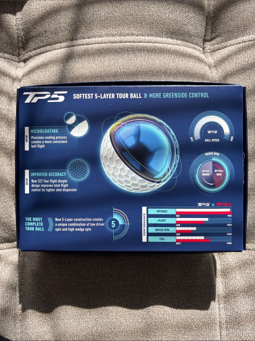 Taylor Made TP 5 golf balls brand new - Picture 3 of 3
